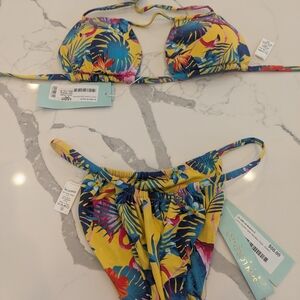 NWT San Lorenzo Bikini S Bottom M Top